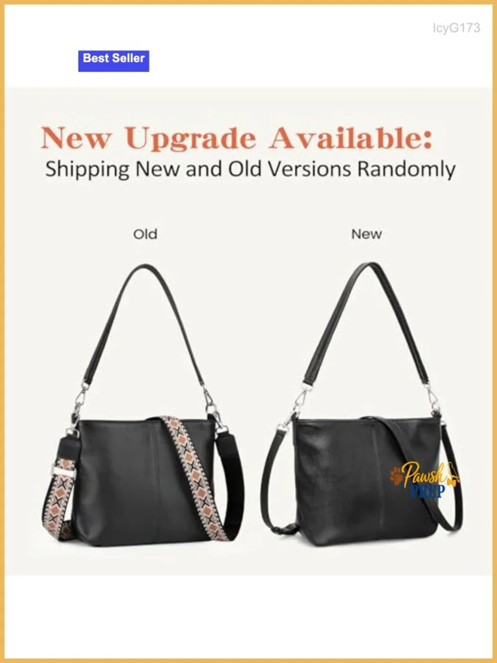Genuine Leather Hobo Bag Women Crossbody Shoulder Purse with 2 Straps